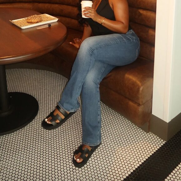 Steve Madden Mayven Black Leather Sandals (NEW!) - Picture 2 of 13